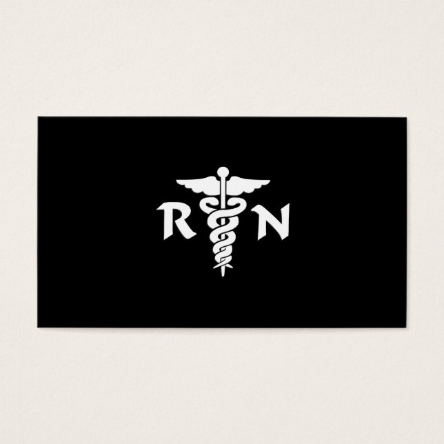 RN Medicinsk symbol Visitkort (Framsidan)