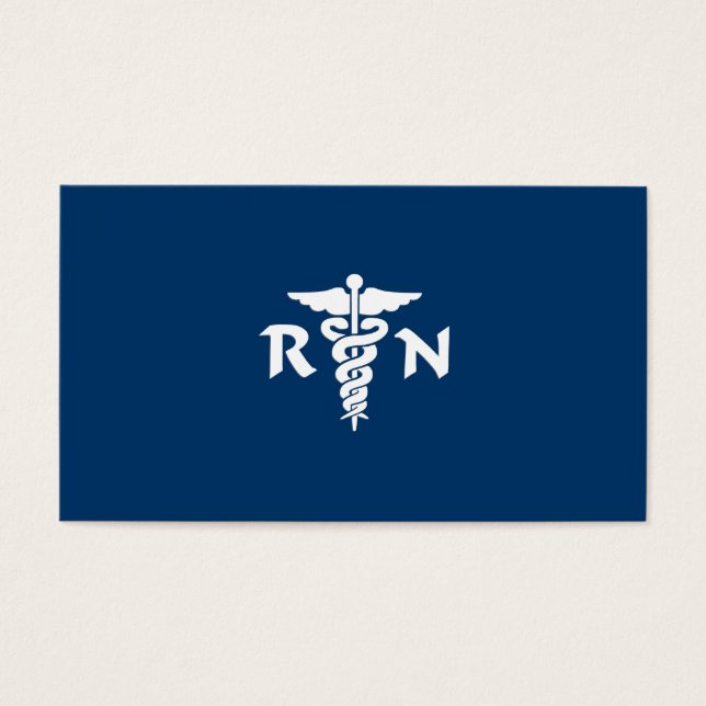 RN Medicinsk symbol Visitkort (Framsidan)