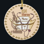 RN Nurse Collage ornament<br><div class="desc">RN Nurse Collage ornament by ArtMuvz Illustration. Matchande registrerade sjuksköterskepresenter, RN Nurse t-shirt, vårdkläder i student, sjuksköterskor i tote bags, Student prydnadsföremål i sjuksköterskeskolor. sjuksköterskepresenter och sjuksköterskors kläder. OM DU VILL ANGE PERSONALISERING lägger du till ditt namn eller text i stället. Anpassa den här RN Nurse-prydnaden så att den blir...</div>