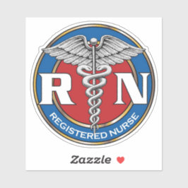 RN Nurse Klistermärken