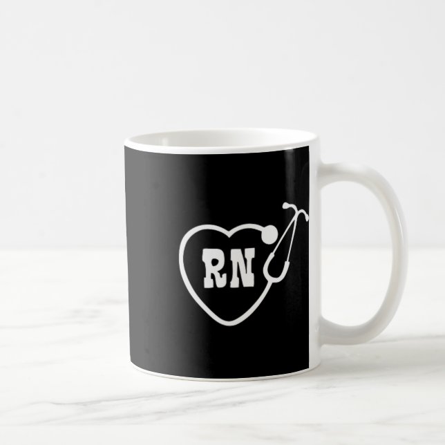 Rn Nurse Logotyp Kaffemugg (Höger)