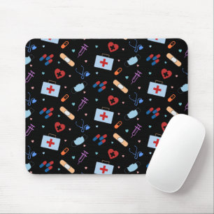 RN Nurse Nursing Student Doktor Medical Mönster Musmatta