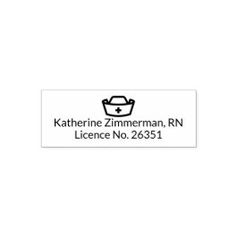 RN Nurse Professionell Self-Inking Frimärke Självfärgande Stämpel