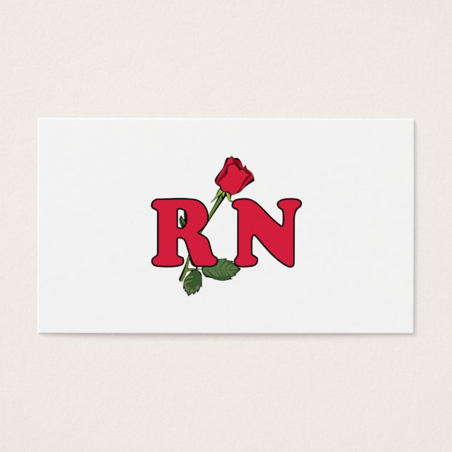 RN Nurse Ro Visitkort (Framsidan)