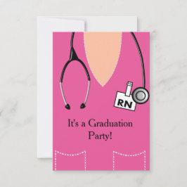 RN Nurse Studenten-inbjudan SCrub Top #55 Inbjudningar