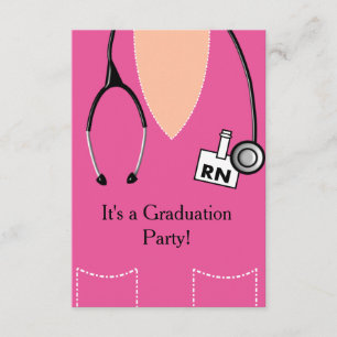 RN Nurse Studenten-inbjudan SCrub Top #55 Inbjudningar