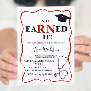 RN Nurse Studentfest Inbjudningar