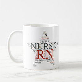 RN Registered Nurse Mugg | Nurse Star Ord Cloud