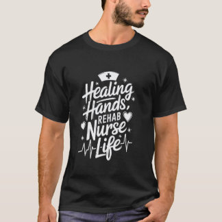 RN Rehab-sjuksköterska Design Rehabilitering Sjuks T Shirt