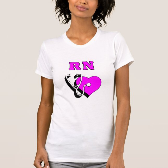 Rn-sjukvårdomsorgar Tee Shirt (Framsida)