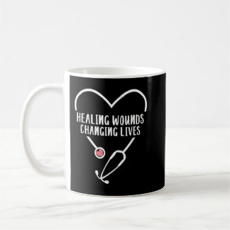 RN Wound Care Nurse Healing Wounds Changing Lives Kaffemugg