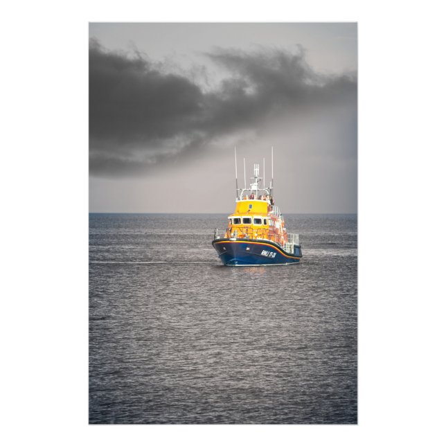 RNLI-livbåt Fototryck (Framsidan)