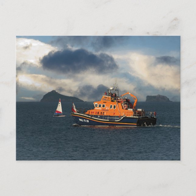 RNLI Livboat Torbay Vykort (Framsida)