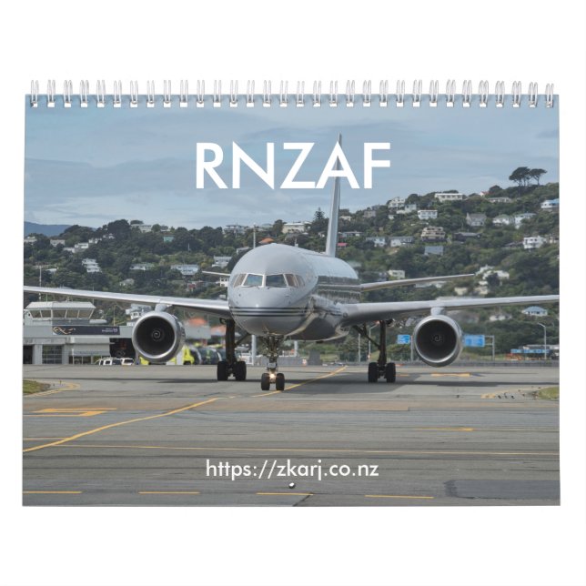 RNZAF - Kalender för ZK-ARJ (medel, månad för 2 (Omslag)