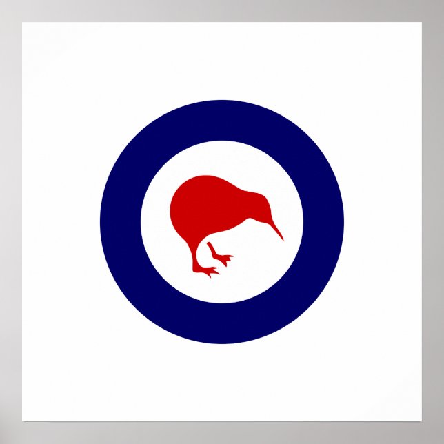 Rnzaf roundel, Nya Zeeland Poster (Framsidan)
