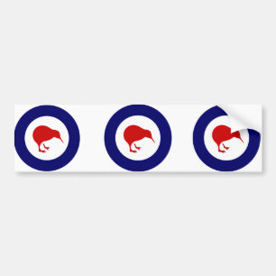 Rnzaf roundel som är nyazeeländsk bildekal