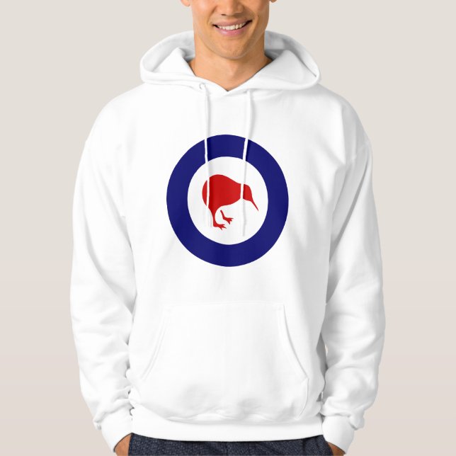 Rnzaf roundel som är nyazeeländsk hoodie (Framsida)
