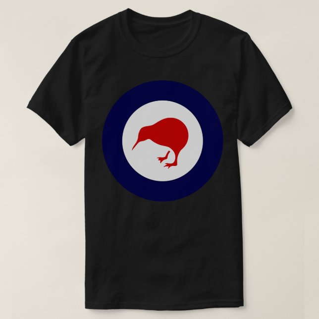 RNZAF Royal New Zealand Roundel T Shirt (Design framsida)
