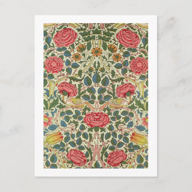 ro, 1883 (tryckt bomull) vykort (Framsida)