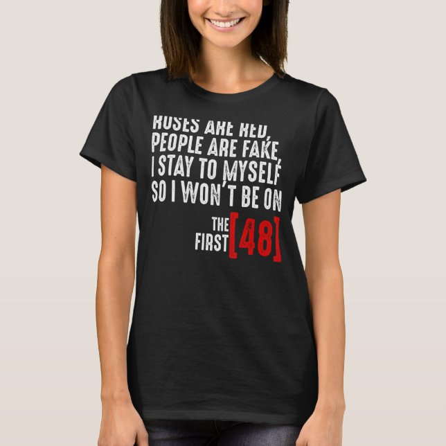 Ro A Red People är jag själv.. T Shirt (Framsida)