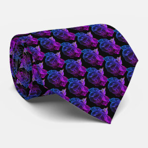 Ro Abstrakt Art Flower Mönster Slips