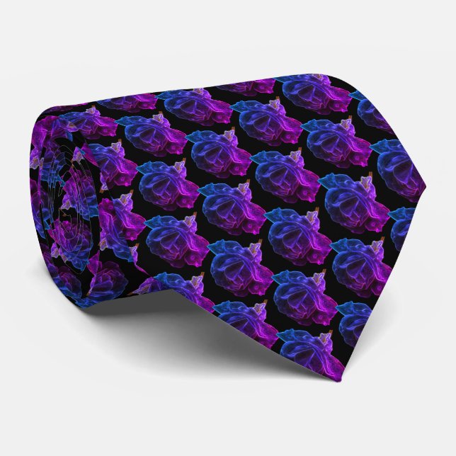 Ro Abstrakt Art Flower Mönster Slips (Rullad)