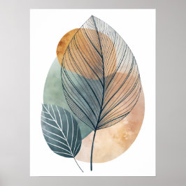 Ro Abstrakt Line Art: Vild Väg Poster