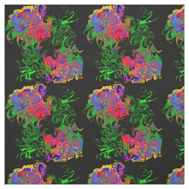 Ro abstrakt tyg (Provkarta)