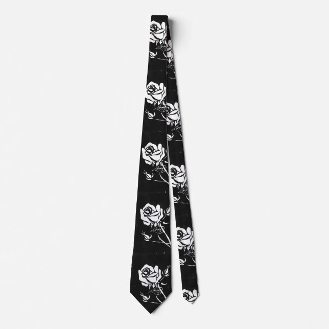 "Ro Alba" Blomsterträdgård Neck Tie Slips (Framsida)