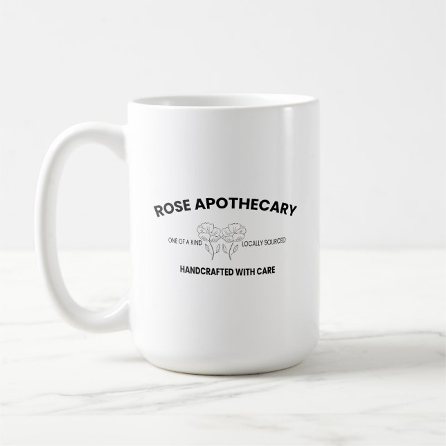 Ro Apothecary, lokalt befordrad, av ett slag Kaffemugg (Vänster)