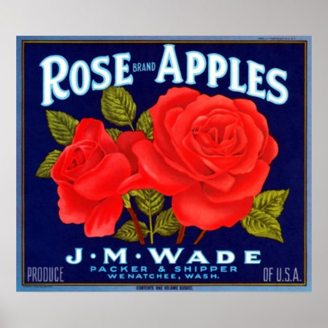 Ro Apples Wenatchee Washington Poster (Framsidan)