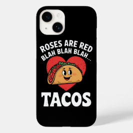 Ro är Red Blah Tacos Funny Alla hjärtans dag