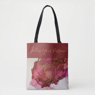 Ro är Red Tote Bag Tygkasse