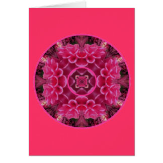 Ro är röd hjärta Chakra Hälsningskort