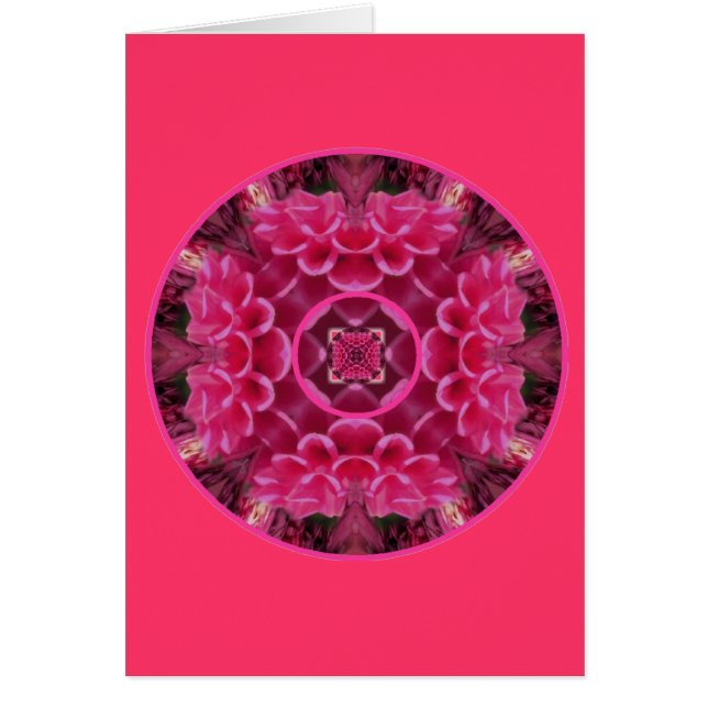 Ro är röd hjärta Chakra Hälsningskort (Framsidan)