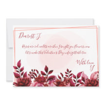 Ro är röda Alla hjärtans dagskort