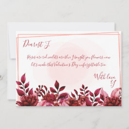 Ro är röda Alla hjärtans dagskort Julkort