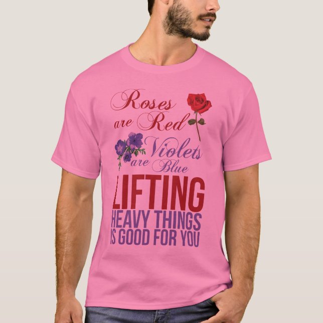 Ro är röda, Violets är blått, lyfter T Shirt (Framsida)