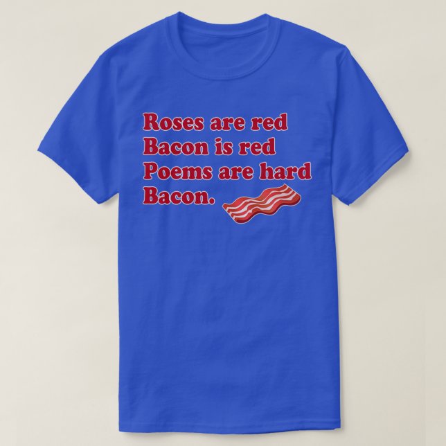 Ro är rödbacon t shirt (Design framsida)