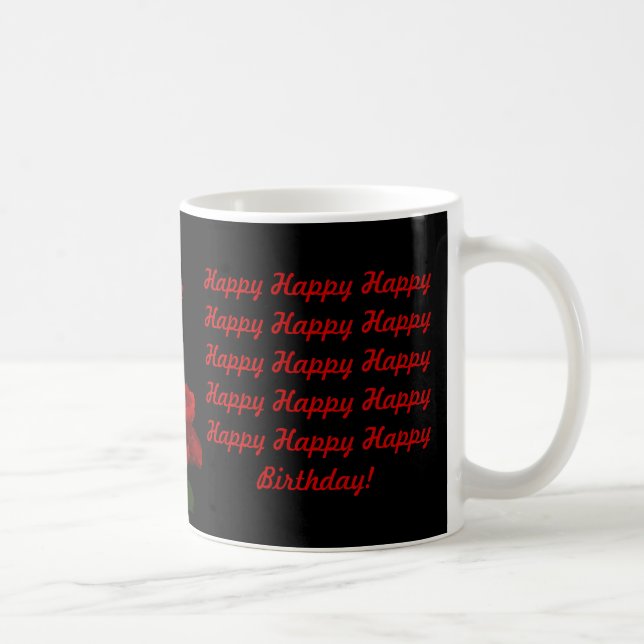 Ro är rödfödelsedag kaffemugg (Höger)