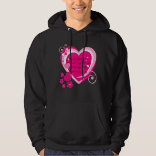 Ro är rödviolett... är blå i Kärlek mitt hjärta Hoodie