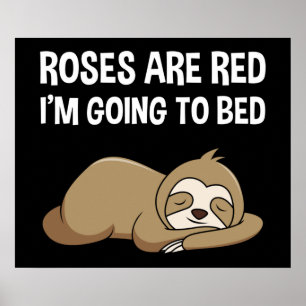 Ro är rött, jag ska bada poster