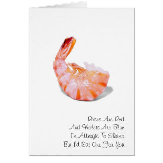 Ro är rött och våld är blått hälsningskort