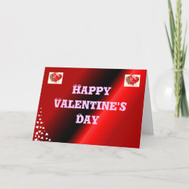 Ro är rött Valentines day-kort Helgkort