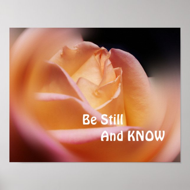 Ro är stilla och känner till inspirationsofferten poster (Framsidan)