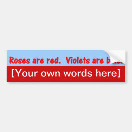 ro-are-röd-violets-are-blue-template bildekal