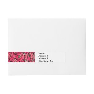Ro Art nouveau Rennie Macintosh Graphic Etikettband