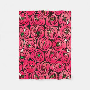 Ro Art nouveau Rennie Macintosh Graphic Fleecefilt