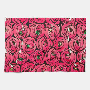 Ro Art nouveau Rennie Macintosh Graphic Kökshandduk