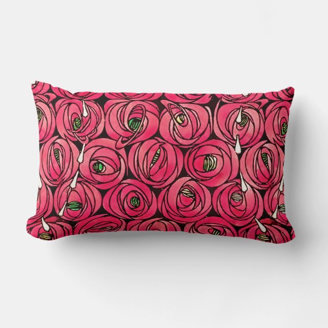 Ro Art nouveau Rennie Macintosh Graphic Lumbarkudde (Framsida)